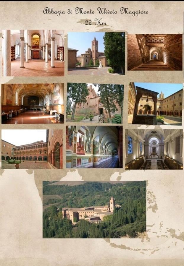 Val D'Orcia Deluxe 2, Raffinata Casa Immersa Nel Verde Con Wifi, Giardino E Parcheggio Монтальчино Экстерьер фото